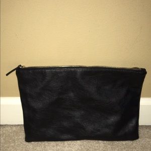 Large Black Clutch